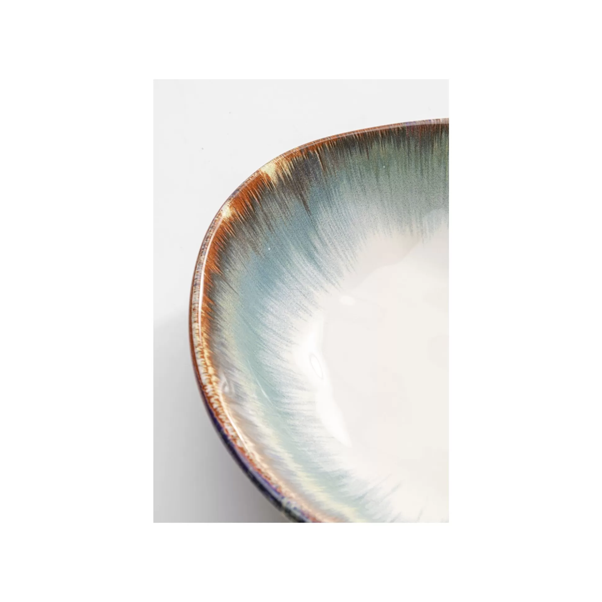 Assiettes Creuses Organic Bleues 20cm Set De 4 ^KARE Design New