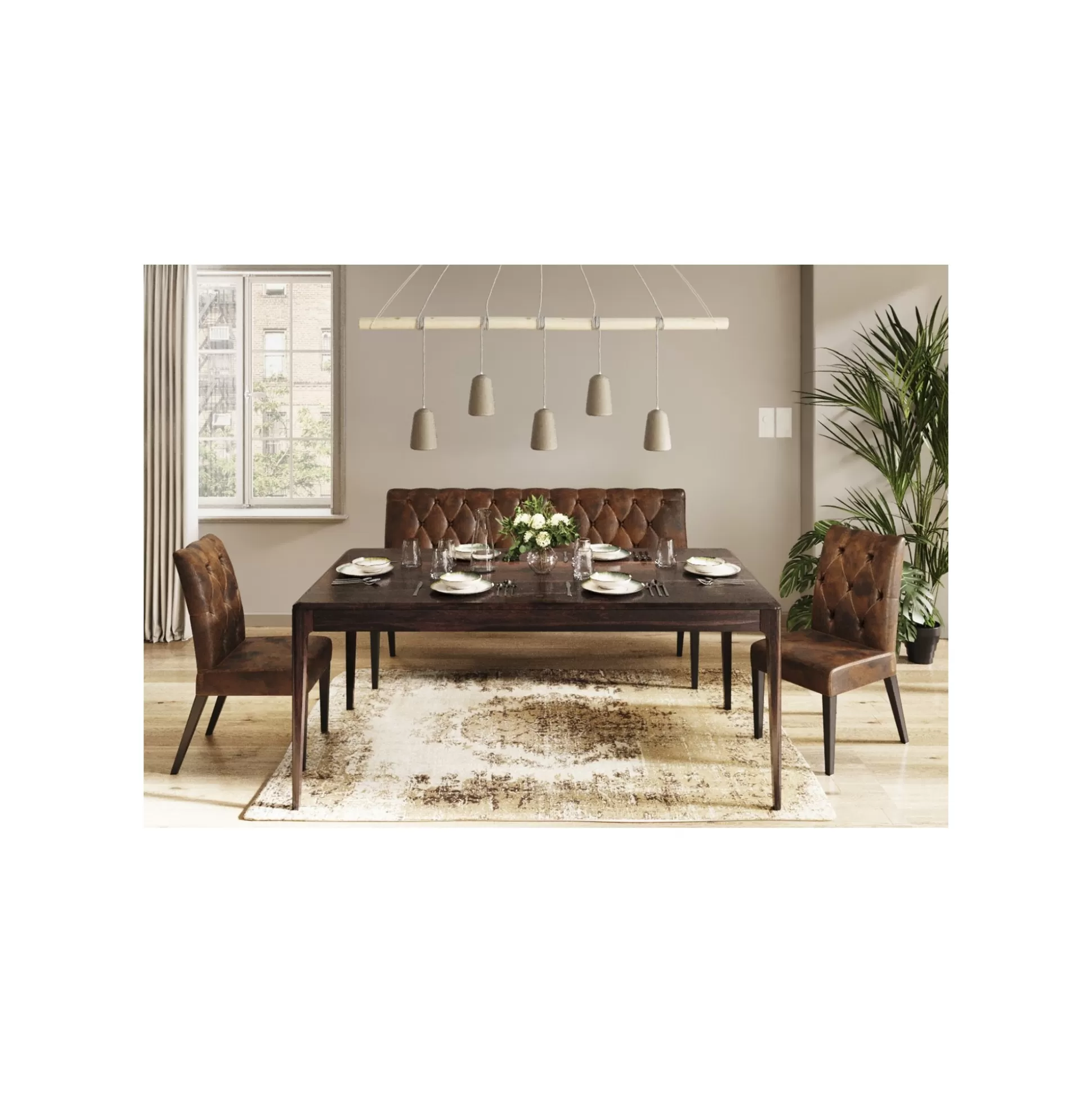 Banquette Econo Buttons Vintage ^KARE Design Outlet