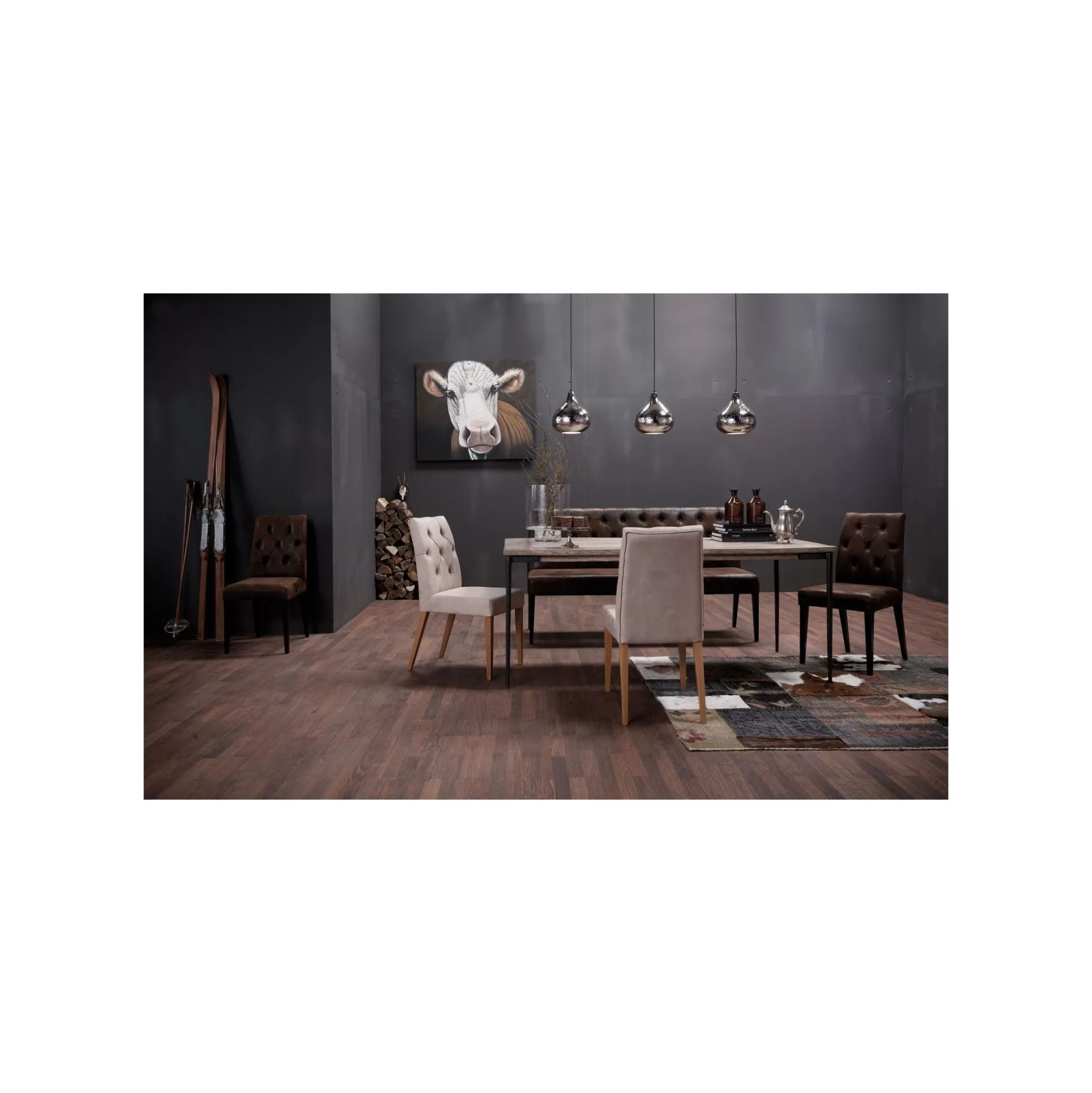 Banquette Econo Buttons Vintage ^KARE Design Outlet