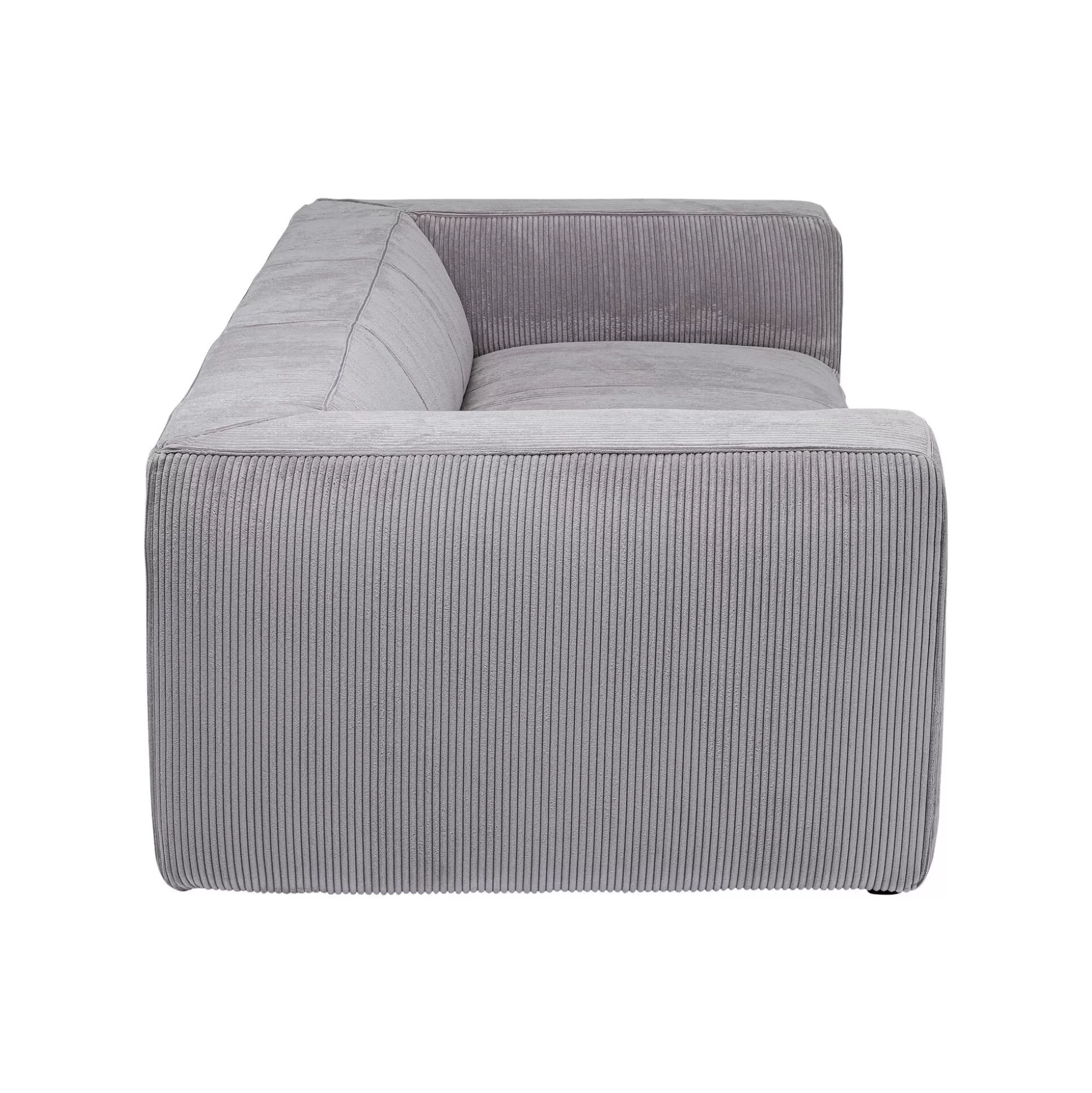 Canapé Cubetto 3 Places Cord Gris Clair ^KARE Design Online