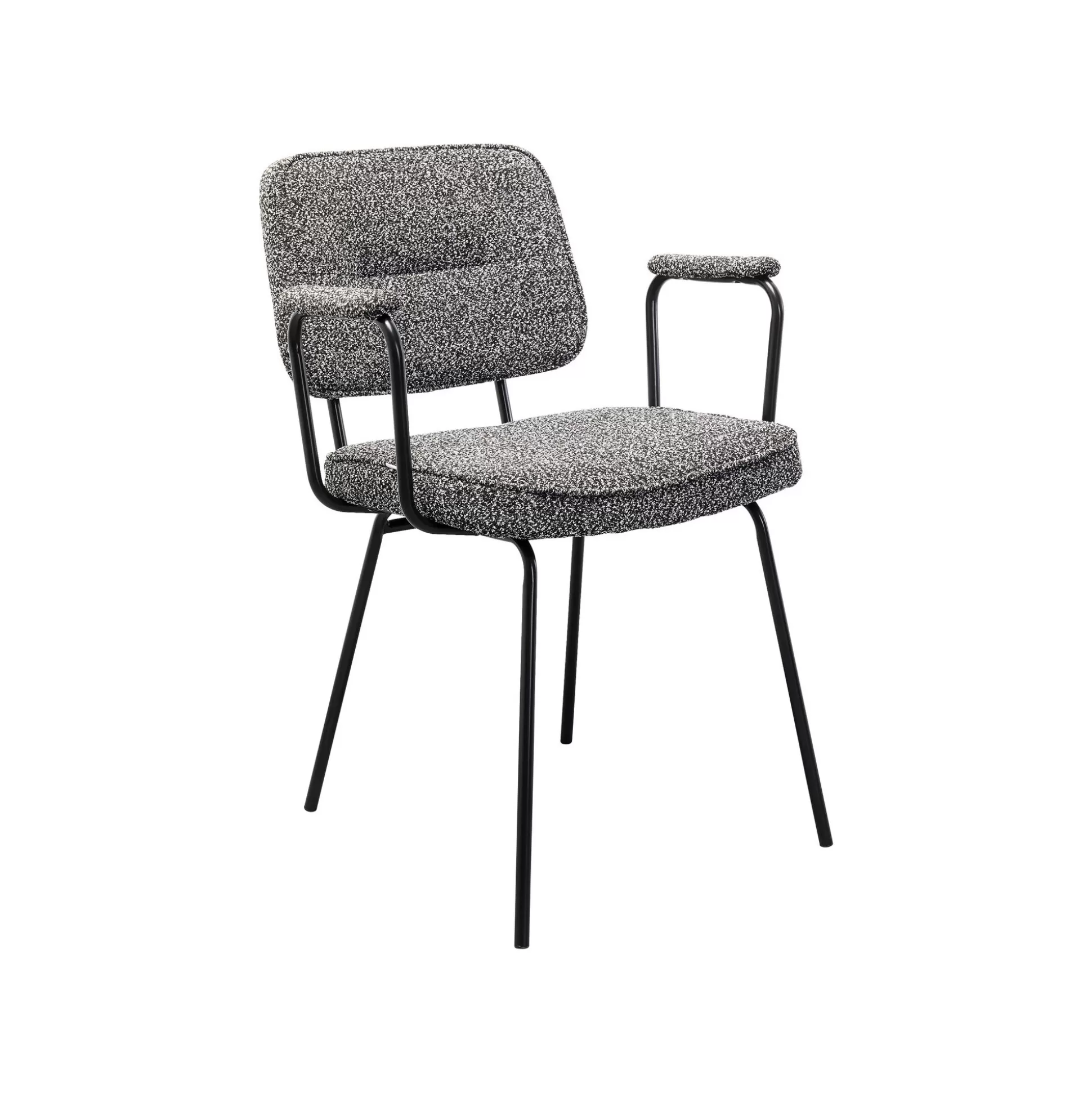 Chaise Avec Accoudoirs Orelie Noire Et Blanche ^KARE Design New