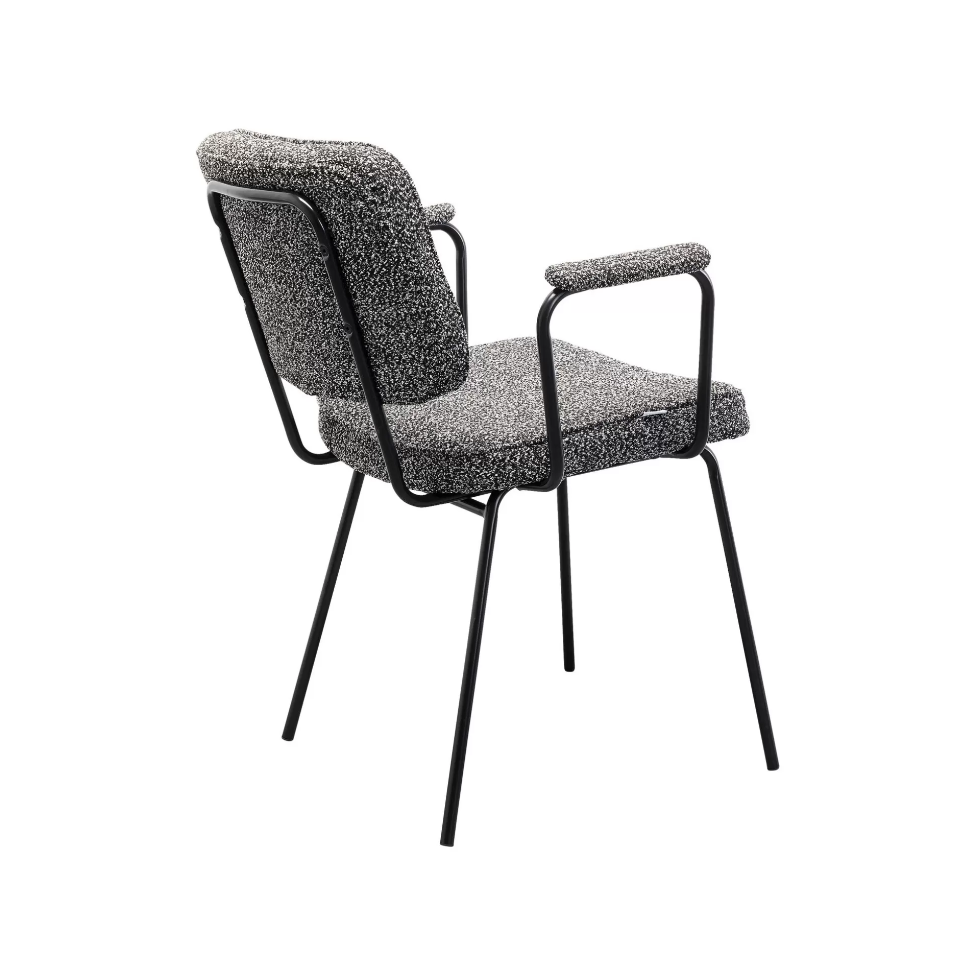 Chaise Avec Accoudoirs Orelie Noire Et Blanche ^KARE Design New
