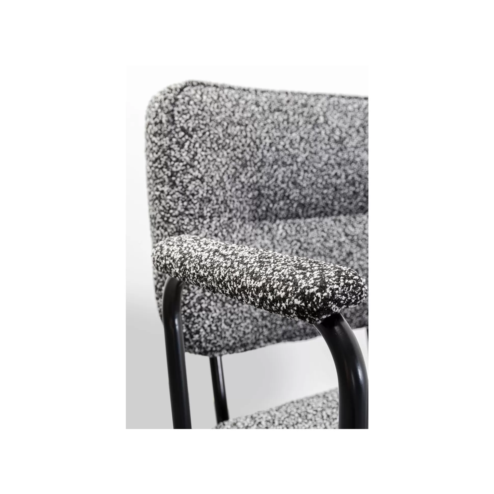 Chaise Avec Accoudoirs Orelie Noire Et Blanche ^KARE Design New