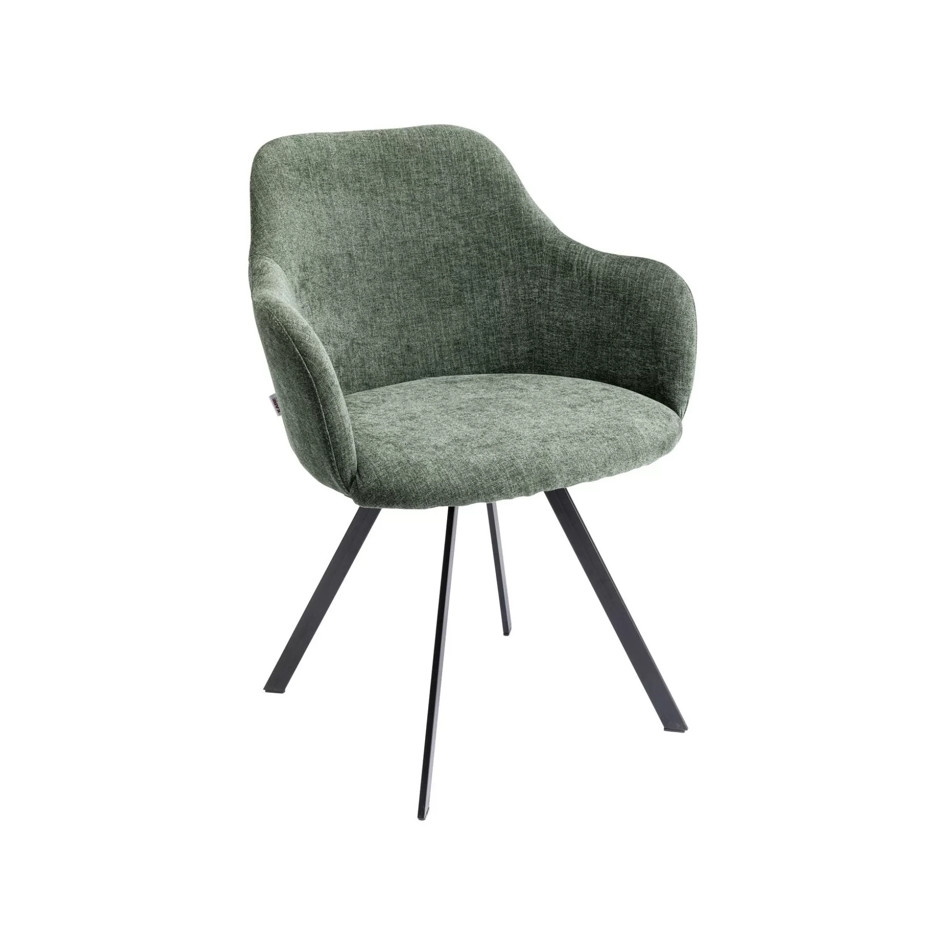 Chaise Avec Accoudoirs Pivotante Lady Loco Coco Verte ^KARE Design Hot