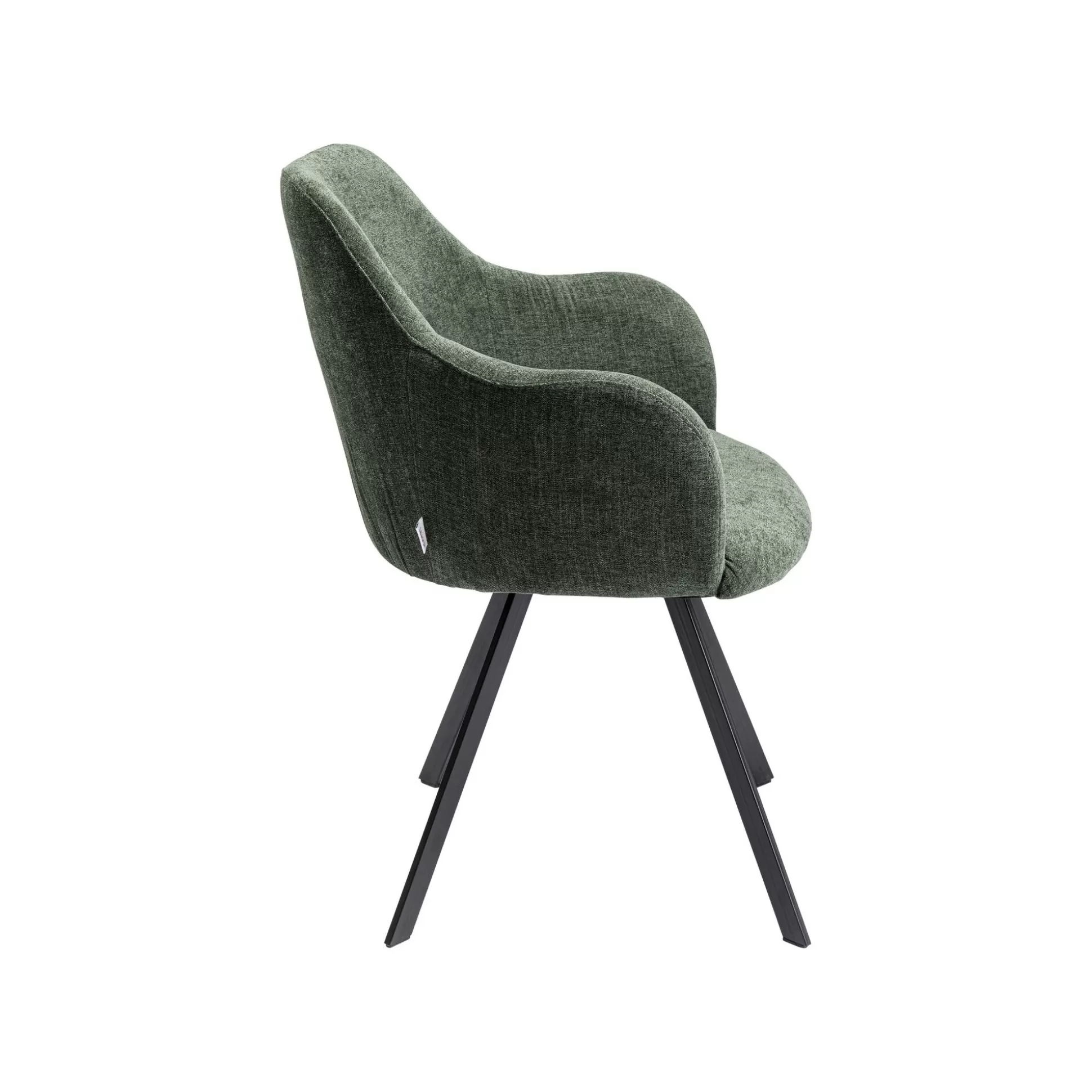 Chaise Avec Accoudoirs Pivotante Lady Loco Coco Verte ^KARE Design Hot