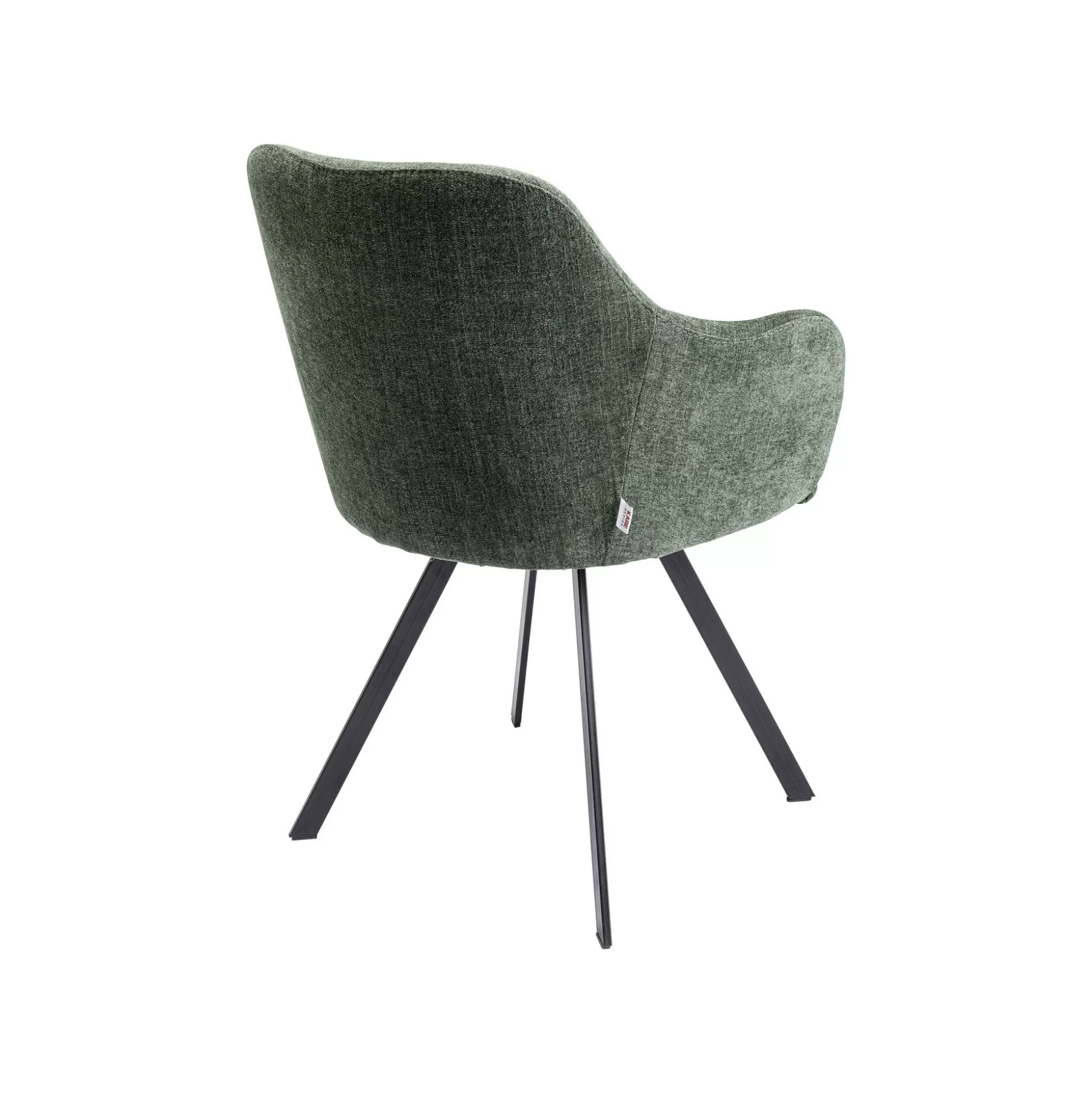 Chaise Avec Accoudoirs Pivotante Lady Loco Coco Verte ^KARE Design Hot