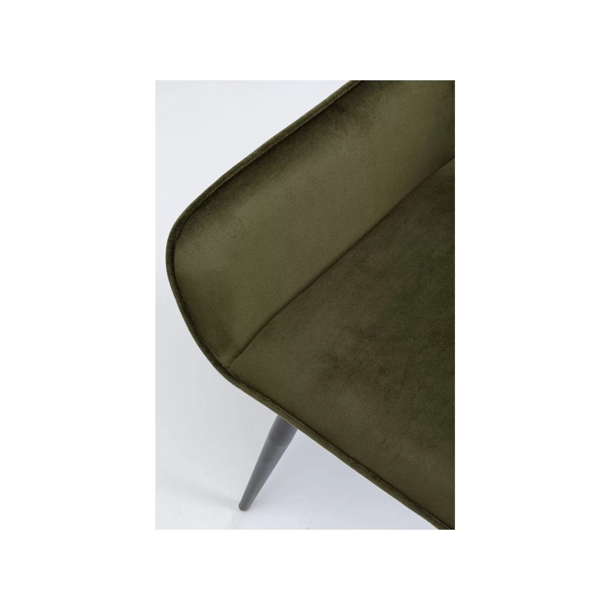 Chaise Avec Accoudoirs San Francisco Velours Vert Foncé ^KARE Design Flash Sale