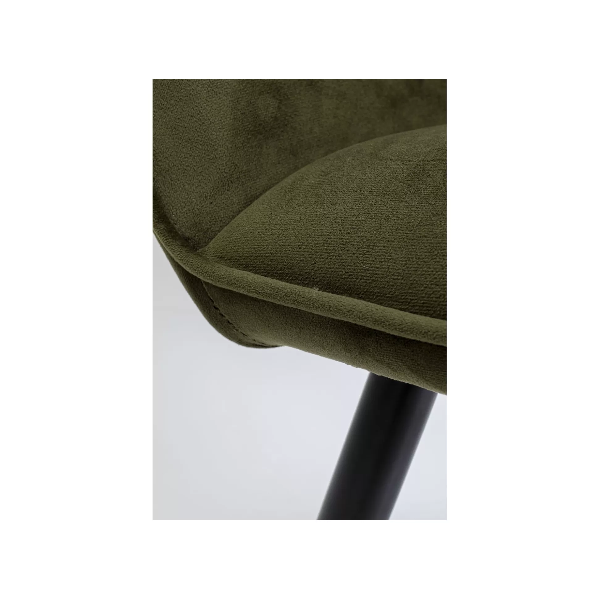 Chaise Avec Accoudoirs San Francisco Velours Vert Foncé ^KARE Design Flash Sale