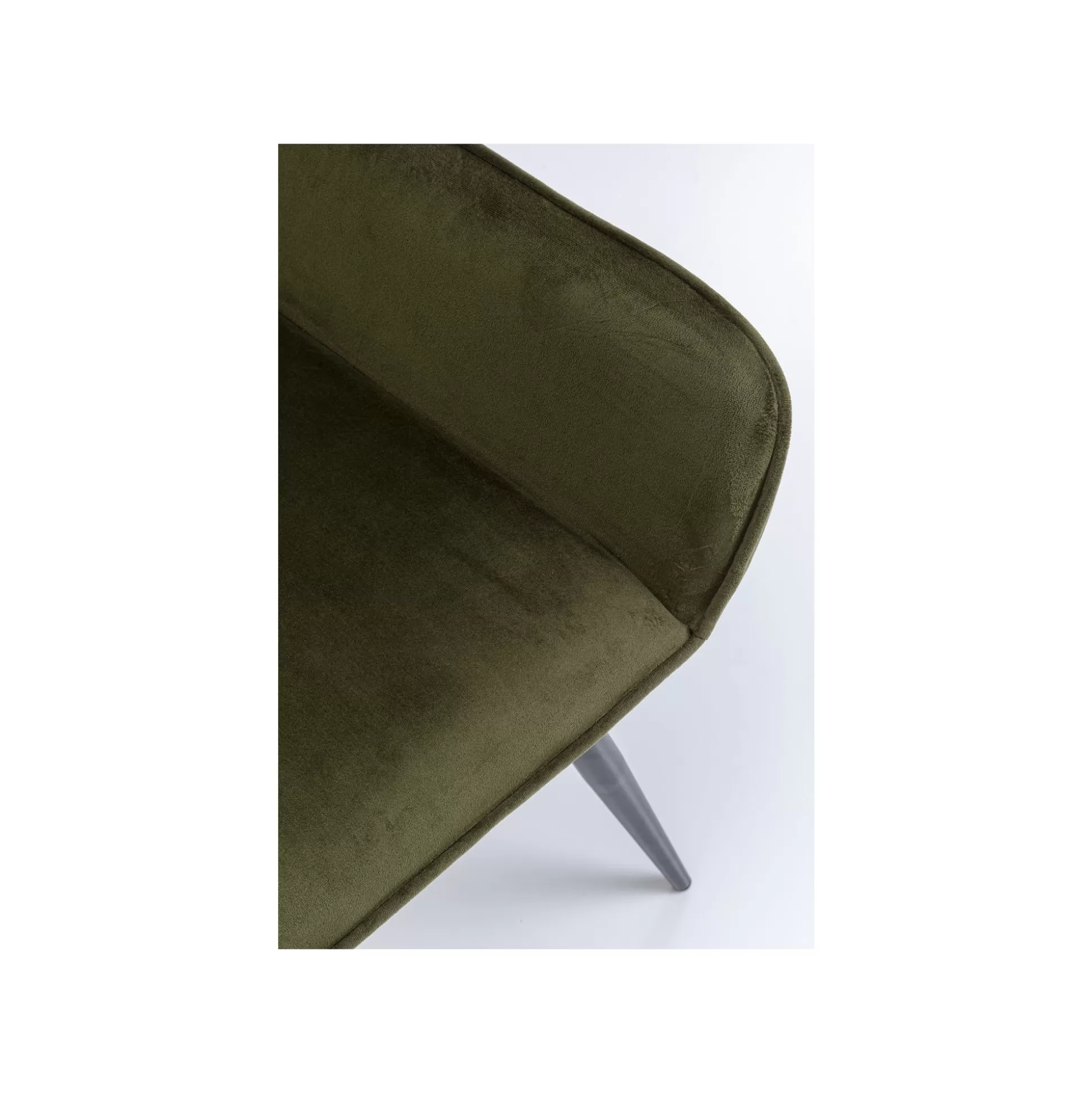 Chaise Avec Accoudoirs San Francisco Velours Vert Foncé ^KARE Design Flash Sale