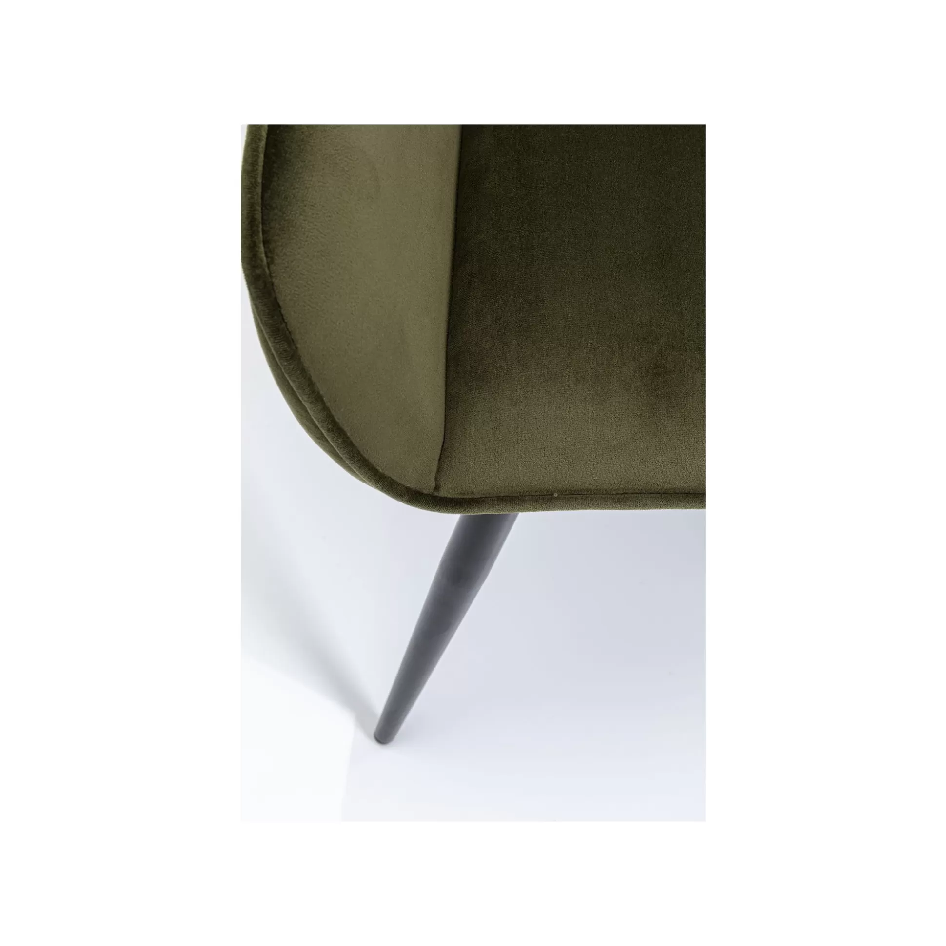 Chaise Avec Accoudoirs San Francisco Velours Vert Foncé ^KARE Design Flash Sale