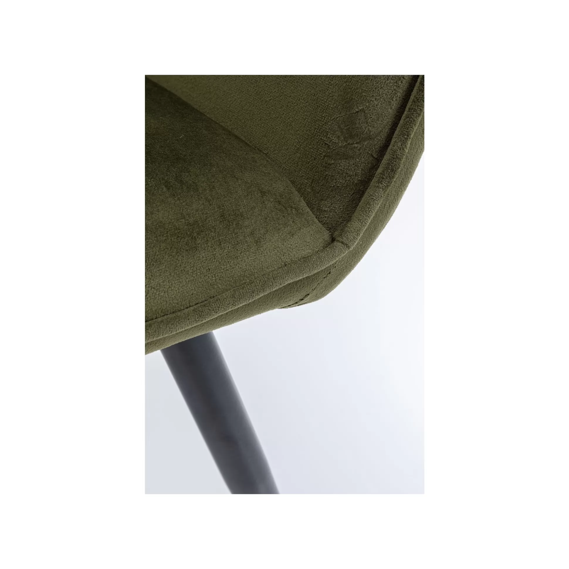Chaise Avec Accoudoirs San Francisco Velours Vert Foncé ^KARE Design Flash Sale