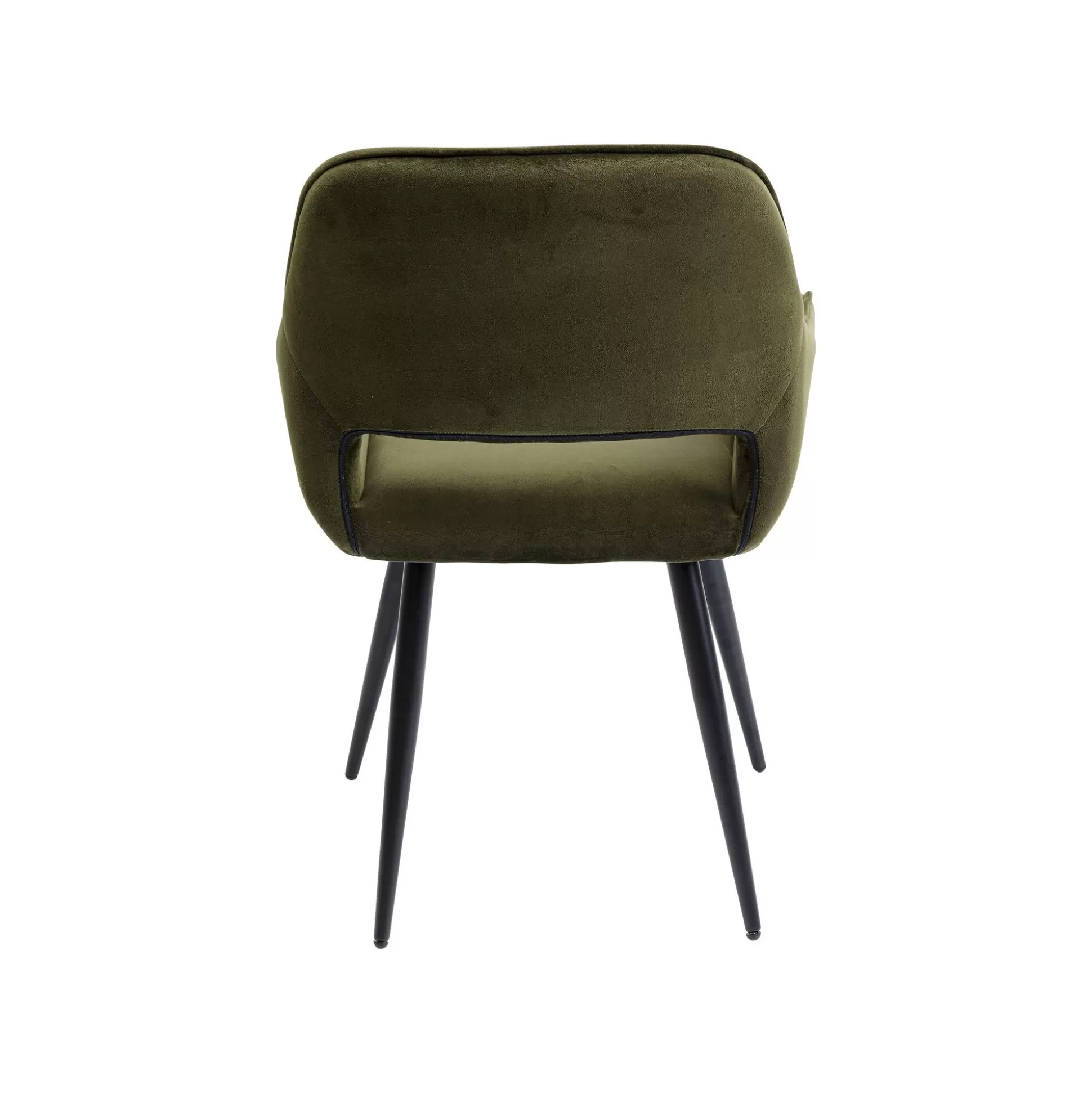 Chaise Avec Accoudoirs San Francisco Velours Vert Foncé ^KARE Design Flash Sale