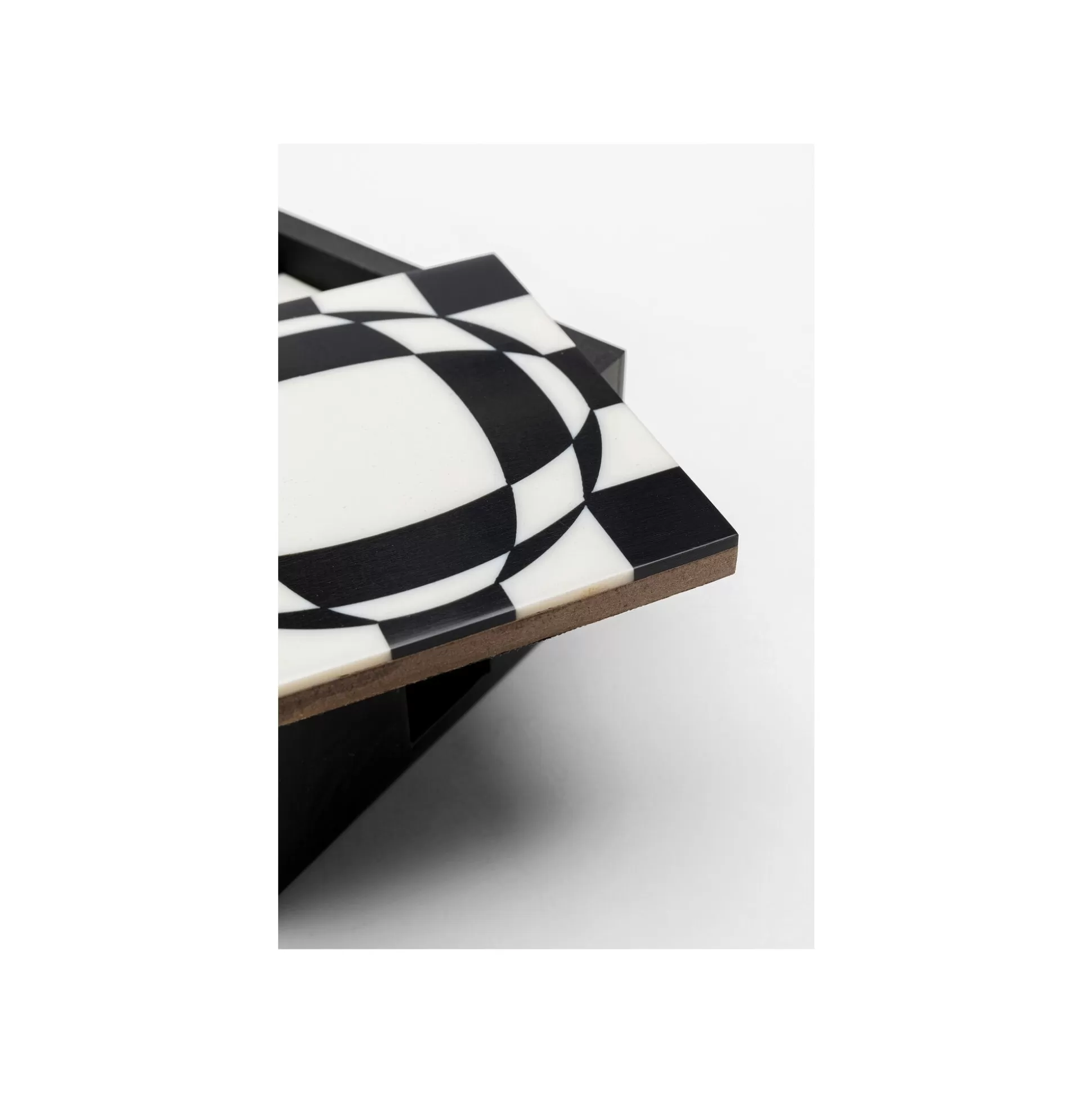 Dessous De Verre Miracle Noirs Et Blancs Set De 6 ^KARE Design Sale
