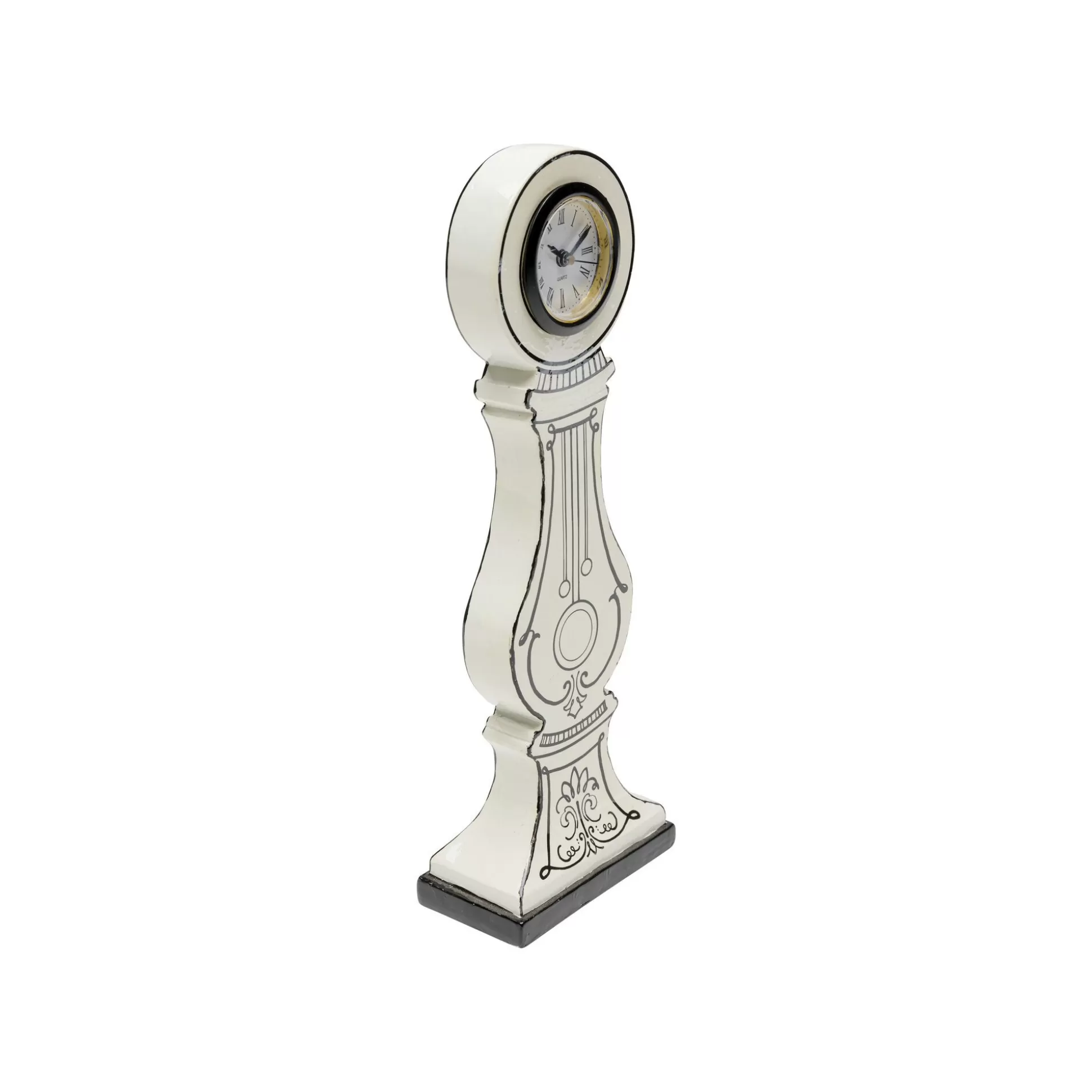 Horloge De Table Favola Blanche Et Noire ^KARE Design Clearance