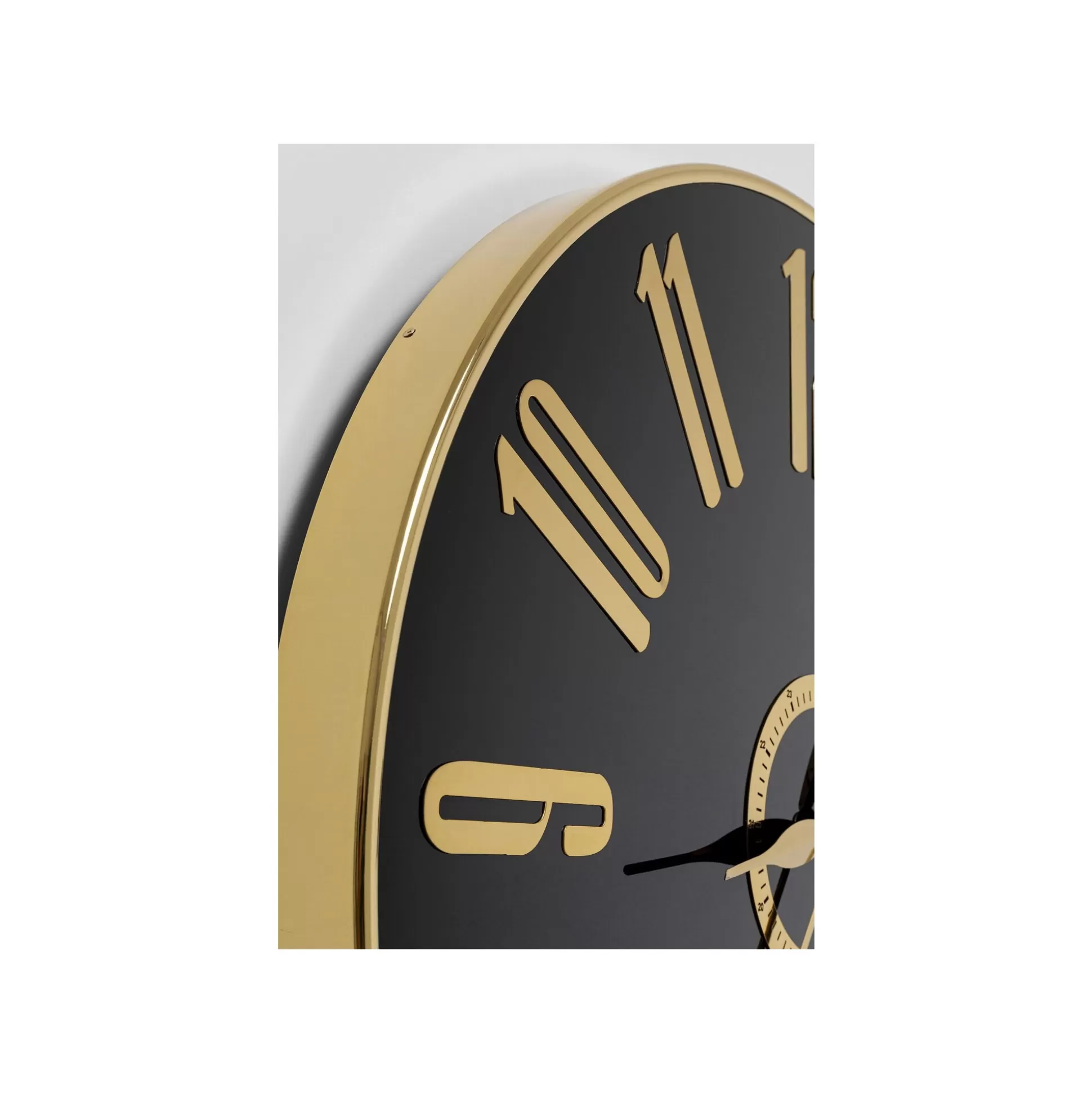 Horloge Murale Casino 76cm Noire Et Dorée ^KARE Design Best