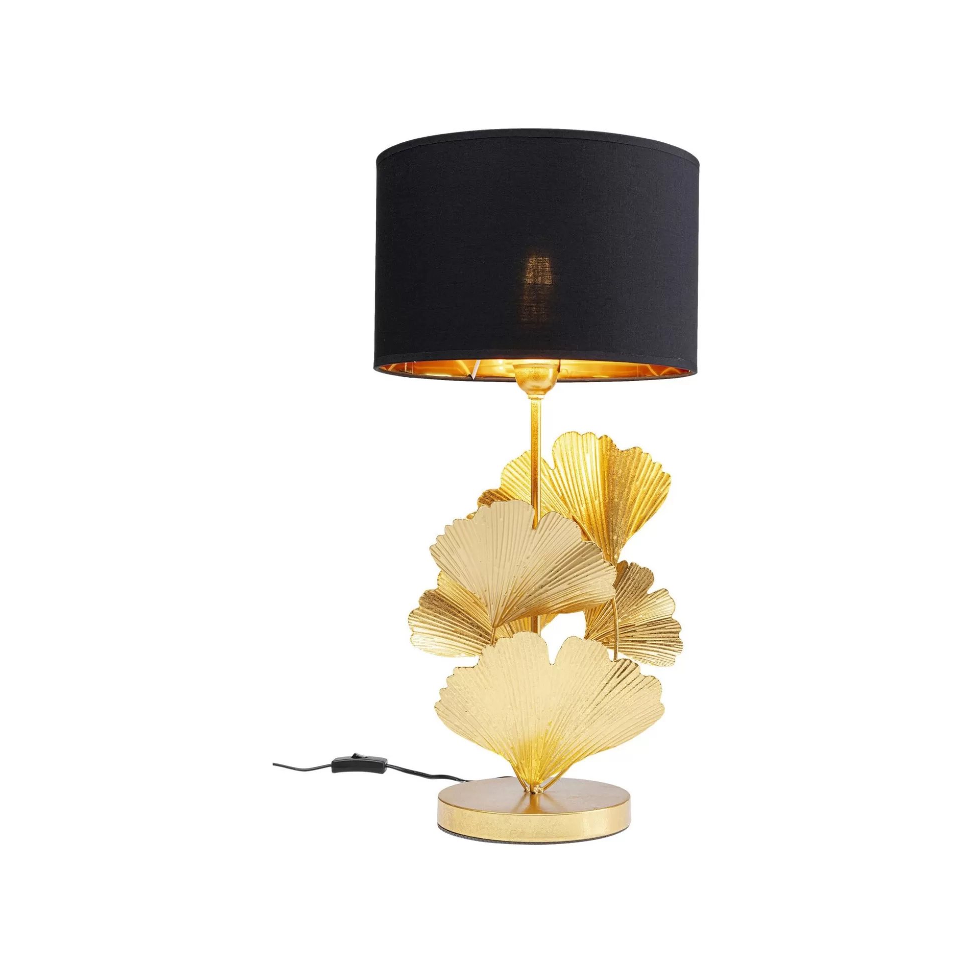 Lampe Feuilles De Ginkgo Dorées Et Noir ^KARE Design Best