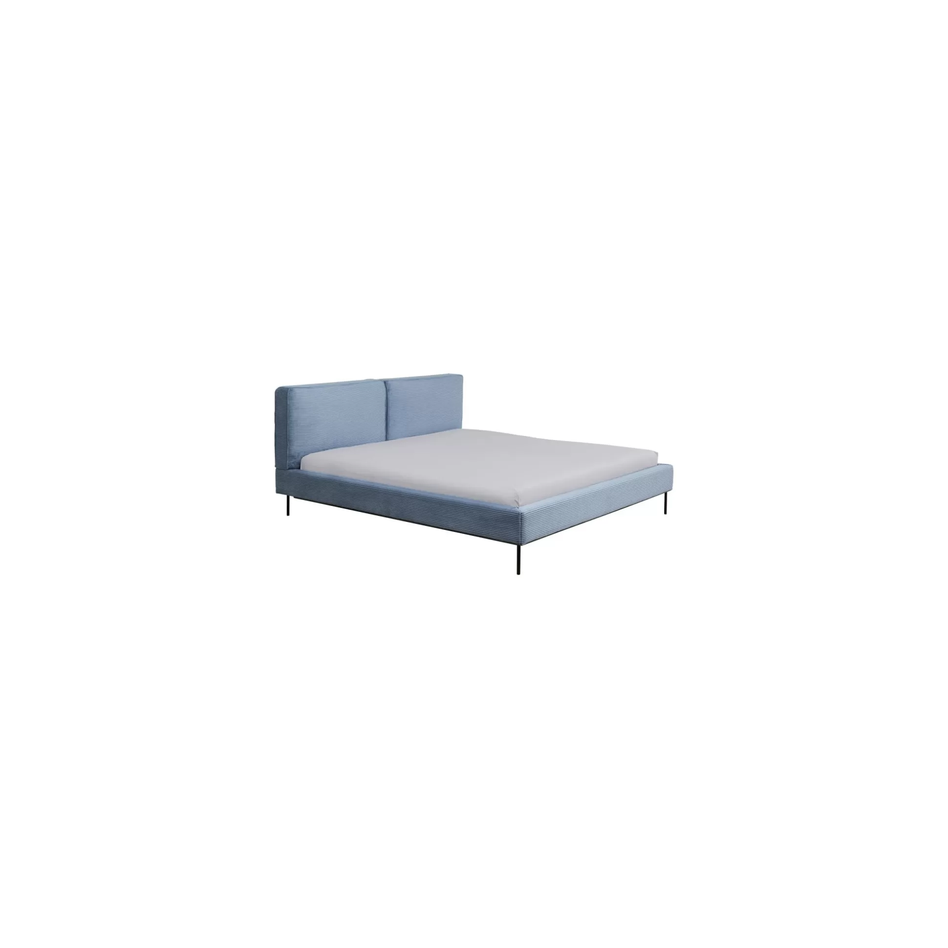 Lit East Side Cord Côtelé Bleu ^KARE Design Outlet