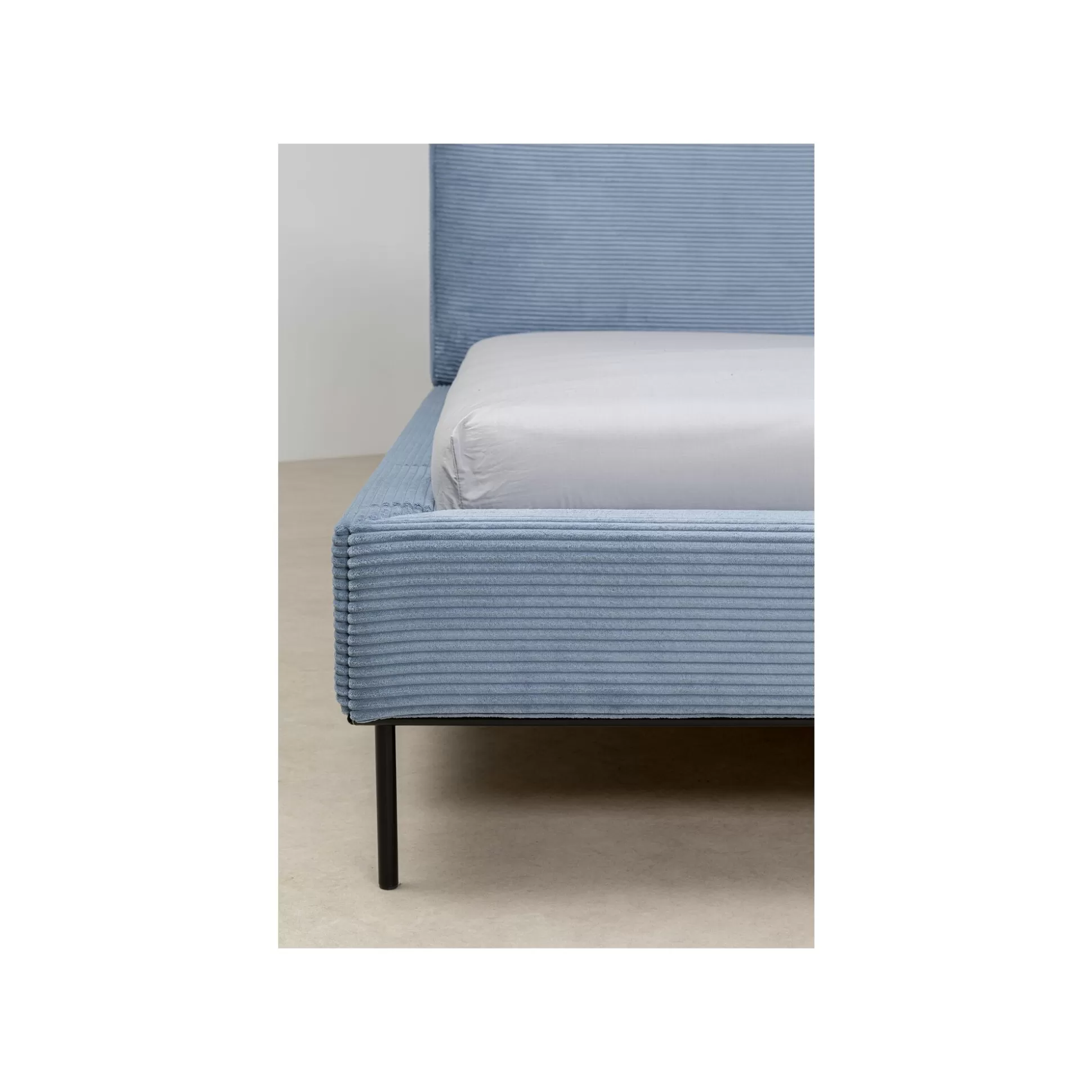 Lit East Side Cord Côtelé Bleu ^KARE Design Outlet