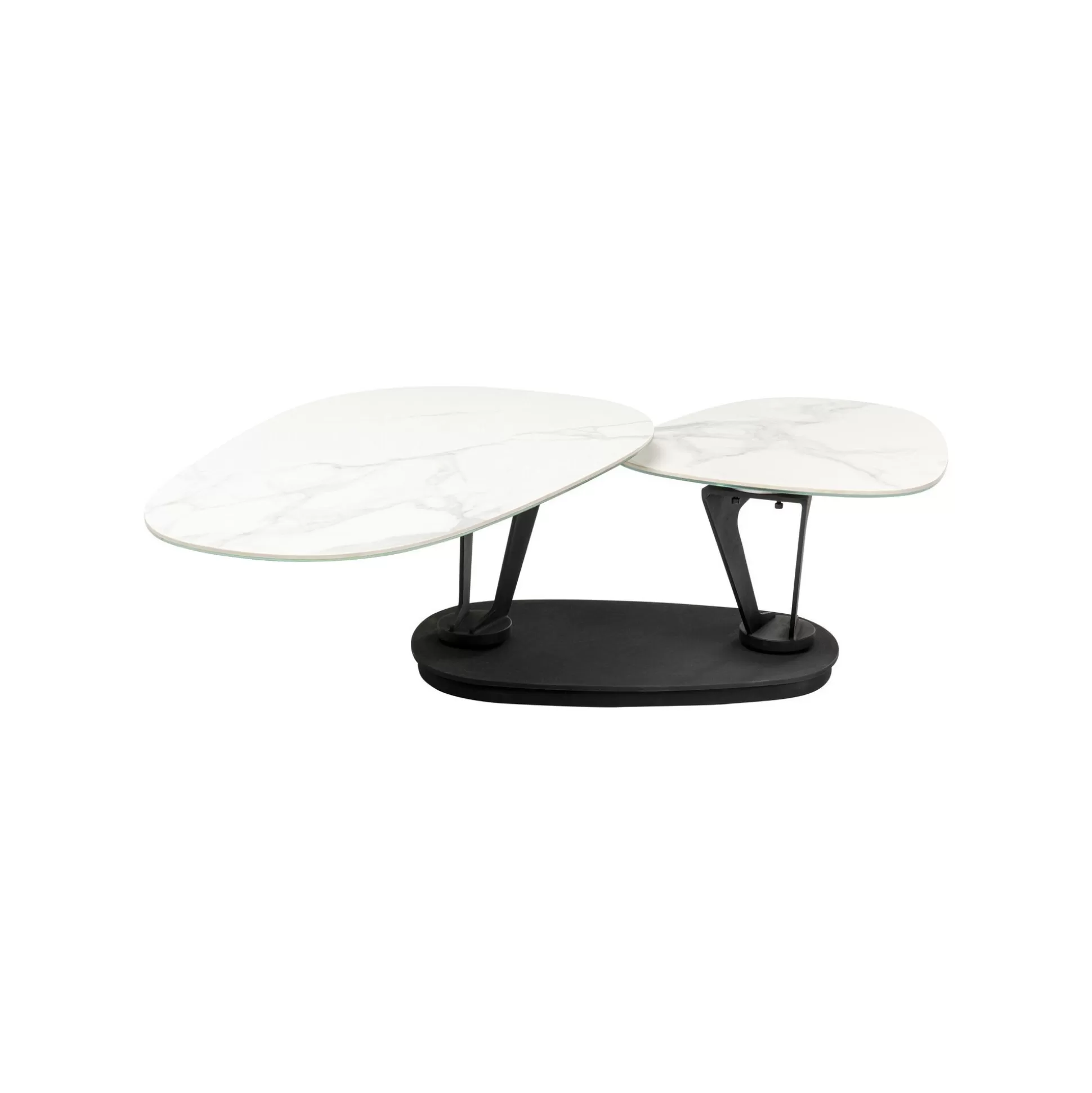 Table Basse Franklin Effet Marbre Blanc ^KARE Design Fashion