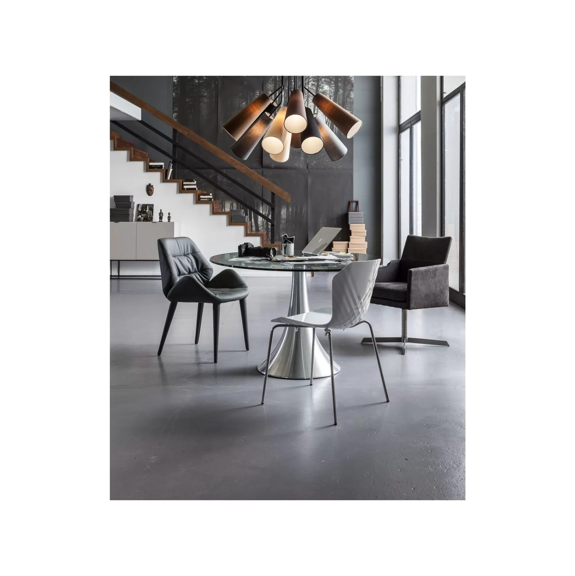 Table En Verre Grande Possibilita 180x120cm Chromée Et Verre ^KARE Design Cheap
