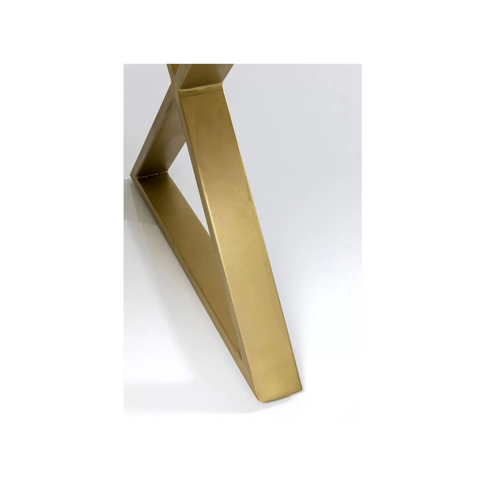 Table Eternity Cross Blanche Et Dorée 180x90cm ^KARE Design Best